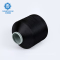 Wholesale  90D/600TPM black FDY polyester twist warp yarn for label weaving